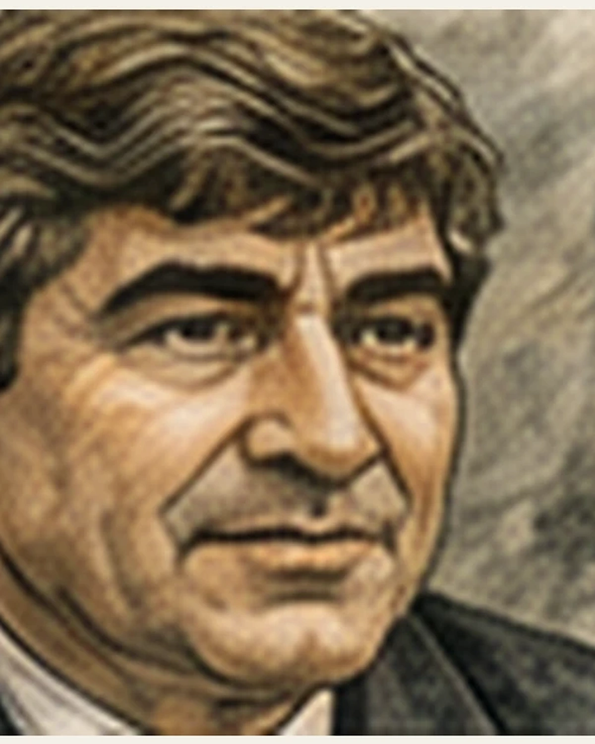 Ilustración editorial de Hrant Dink