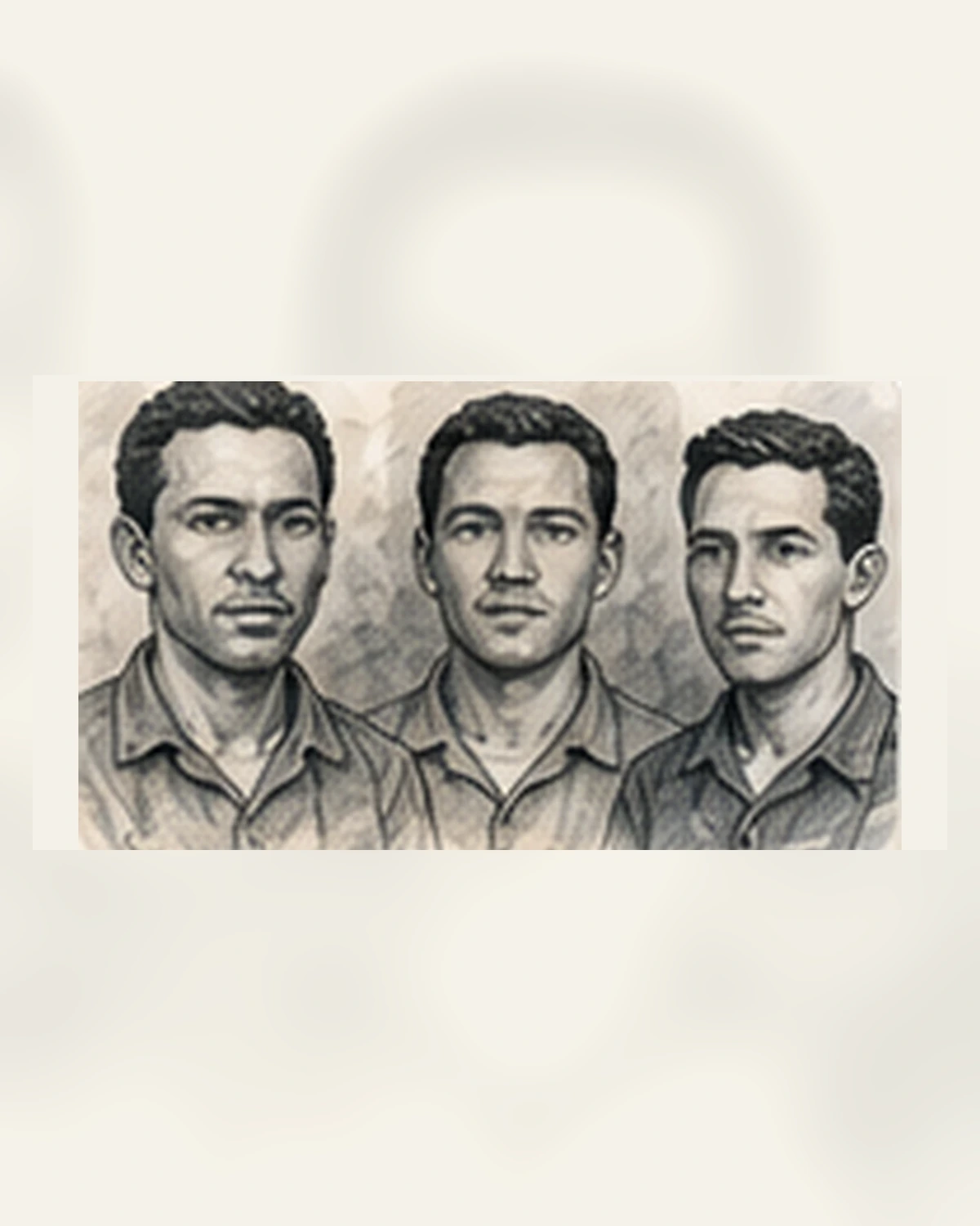 Ilustración editorial de James Chaney, Andrew Goodman y Michael Schwerner